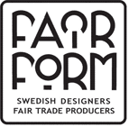 Logotype: Fair Form - swedish designers , fair trade producers